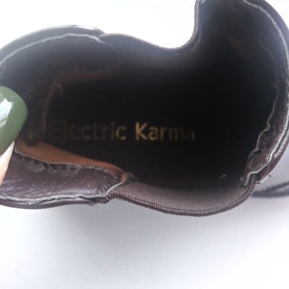 Electric Karma Brown London Boot Size  6 - Picture 6 of 14